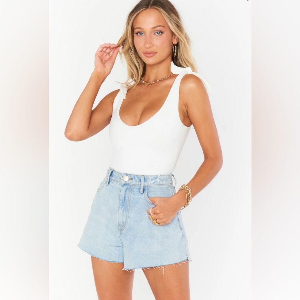 Show Me Your Mumu Arizona High Waisted Jean Shorts - brand new with tags